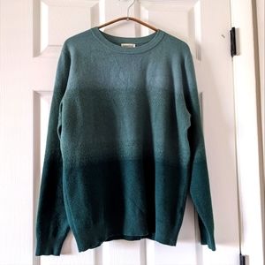 Sugarhill Brighton Becka Ombre green sweater size 10